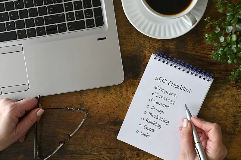 Coaching website optimized with long-tail SEO content to attract high-value clients